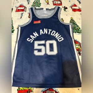 San Antonio Spurs David Robinson S.A. Missions basketball jersey New
